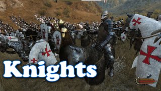 Knights vs 10 000 Bandits NPC Simulation War mountandblade bannerlord [upl. by Neenaj]