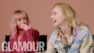 Sophie Turner amp Maisie Williams Dating Advice quotIt’s not what you have it’s how you use itquot [upl. by Huntley]