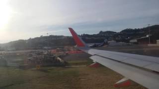 Jetstar WLG Departure With Commentary and Safety Briefing [upl. by Beatrix285]