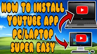 HOW TO INSTALL YOUTUBE APP VERY EASY NO DOWNLOAD NEEDED [upl. by Mulligan]