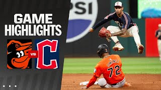 Orioles vs Guardians Game Highlights 8324  MLB Highlights [upl. by Eneiluj]