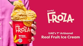 Barakat FROZA  UAEs 1st Artisanal Real Fruit Ice Cream [upl. by Wiese]