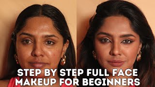 Full Face Makeup for Beginners How to do flawless base makeup [upl. by Slerahc]