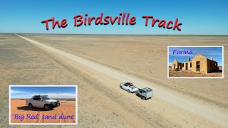 The Birdsville Track Big Red sand dune and the historic town of Farina [upl. by Sucramd]