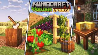 BEST MODS to Turn Minecraft into a FARMING GAME [upl. by Dnalrah]