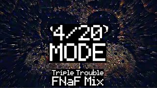 OLD FNF 420 Mode Triple Trouble FNaF Mix [upl. by Annmaria235]