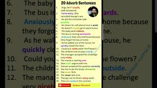 20 Adverb Examples Sentences Sentences With Adverb english [upl. by Arrek]