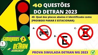 Questões de legislação de trânsito 2024 prova do detran 2024 mgsimuladosdetran2024 detranmg2024 [upl. by Grosmark797]