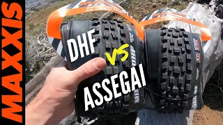 Maxxis Minion DHF vs Assegai  Whats the best Maxxis tire [upl. by Aeriel]