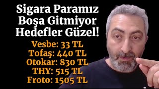 Sigara Paramız Boşa Gitmiyor Ak Yatırım Hedef Fiyatlar Güzel vesbe froto thyao [upl. by Adirem773]