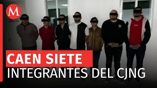 Detienen a 7 presuntos miembros del CJNG en Uruapan Michoacán [upl. by Desma277]