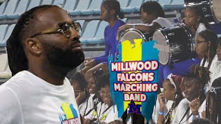 OK Millwood Falcons Marching Band ft Davaro Wilson [upl. by Hephzipah]