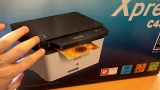 Samsung Xpress C480W Laser PrintCopyScan Asus V272UNK 2019 [upl. by Nodnil]