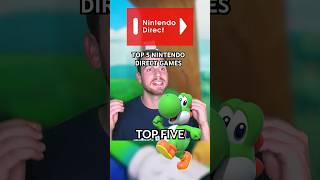 Ranking the top 5 Nintendo Direct games based on how likely Yoshi is to appear 🦖 nintendo [upl. by Ateiluj]