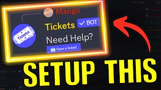 EASY Ticketsbot Setup For Discord [upl. by Eiliak911]