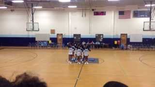 Githens Middle School Cheerleaders Halftime Performance 2414 [upl. by Gore787]