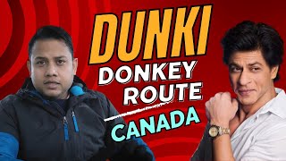 All about the illegal Donkey route to USA in the new SRK movie Dunki dunki dunkireview srk [upl. by Anaeerb]