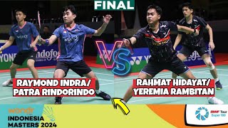 Rahmat HidayatYeremia E Rambitan vs Raymond IndraPatra Harapan Rindorindo  INDONESIA MASTERS 2024 [upl. by Damha]