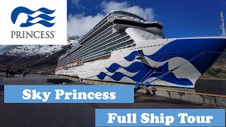 Sky Princess full Ship Tour and review princesscruises [upl. by Arikal]