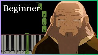 Leaves from the vine Little solider boy  Avatar  EASY BEGINNER PIANO TUTORIAL [upl. by Norvil]