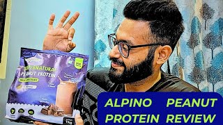 Alpino Supernatural Peanut Protein Powder Dark Chocolate Unboxing and Review [upl. by Omrelliug360]