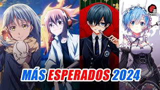 ANIMES MÁS ESPERADOS PARA EL 2024 CONFIRMADOS parte 2  Rincón Otaku [upl. by Kain]