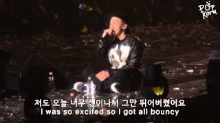 131003 GDRAGON Interview2 Eng Sub GMarket Concert Stay G6 [upl. by Warton]