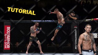 UFC 4 Anthony Pettis Showtime kick Tutorial [upl. by Alaehs]