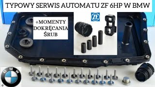 JAK WYMIENIĆ TULEJĘ WIĄZKI ELEKTRYCZNEJ USZCZELKĘ MECHATRONIKI OLEJ MISKĘ W ZF 6HP BMW E60 E61 E90 [upl. by Atselec]