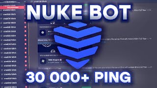 FREE NUKE BOT DISCORD 2024  WORKING 247 [upl. by Fraase]