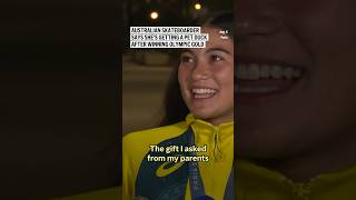 Australian skateboarder says she’s getting a pet duck after winning Olympic gold [upl. by Yriek662]