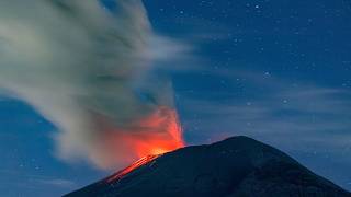 Visitando al Volcán Popocatépetl el 29 Oct con Grandes exhalaciones [upl. by Allista210]