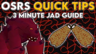 3 Minute Jad Guide  OSRS Quick Tips in 3 Minutes or Less [upl. by Inek]