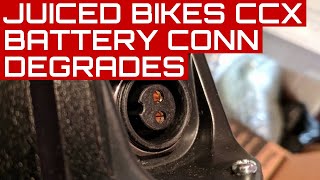 Juiced Bikes CrossCurrent X Battery Connector Degrades [upl. by Lacombe]