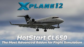 XPlane 12  HotStart Challenger 650  Nothing Comes Close [upl. by Arocal]