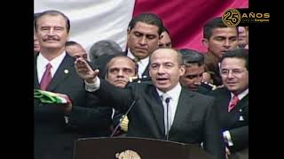 DATO 9 📺En 2006 transmitimos la toma de protesta del ex presidente Felipe Calderón [upl. by Adlog934]