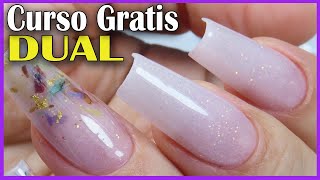 Como hacer Uñas Acrílicas PERFECTAS con MOLDES DUAL SYSTEM💅 Básico paso a paso 🌟 CURSO de DUAL 02 [upl. by Fiester516]