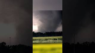 Monster EF4 tornado filmed just west of Shawnee OK during the forgotten outbreak in Oklahoma [upl. by Ecnadnac]