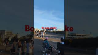 Boeing Strike Picket Line Mukilteo Everett american labor [upl. by Warthman]