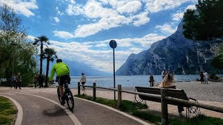 RIVA DEL GARDA bike ride  Lago di Garda 🇮🇹 [upl. by Neellek]