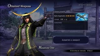 Warriors Orochi 3 Ultimate  Masamune Date Mystic Weapon Guide [upl. by Mord]