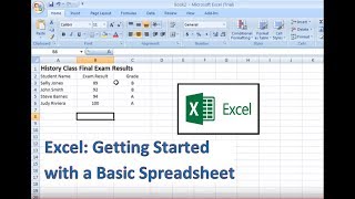 Excel HowTo Starting a Basic Spreadsheet [upl. by Barrus145]