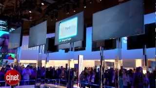 CNET News  Gigantic TVs impress at CES [upl. by Ttocserp]