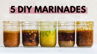 5 DIY Tofu Marinades  Easy Vegan Meal Ideas [upl. by Sheeran]