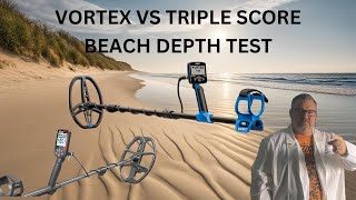 GARRETT VORTEX BEACH DEPTH TEST VS NOKTA TRIPLE SCOREWHO WINS [upl. by Gibbeon668]