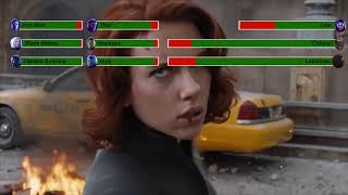 The Avengers Final Battle with healthbars 46 Edited By GabrielD2002 [upl. by Lonee322]