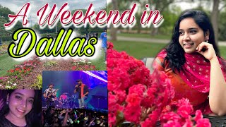 A Weekend in Dallas Vlog  Telugu vlogs USA  Ram Miryala Musical Concert  Bhavya Mallela [upl. by Ardnekan]