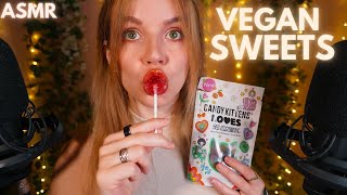 ASMR MOUTH SOUNDS EATING VEGAN SWEETS ear to ear asmr [upl. by Marne]