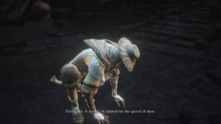 Dark Souls 3 The Ringed City  Lapps Final Dialogue and Lapps Armor Set Location [upl. by Eldreda695]