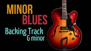 G Minor Blues BACKING TRACK JAM  60 bpm [upl. by Angrist99]